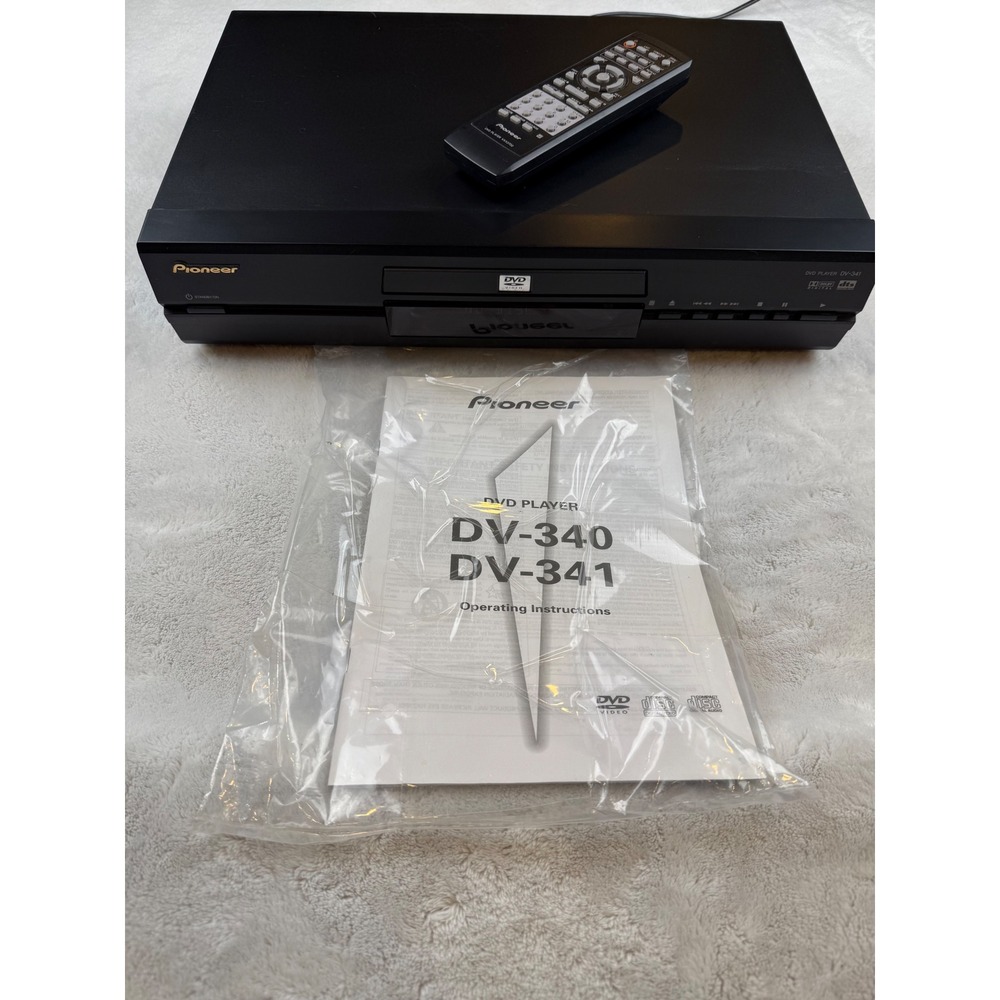 Pioneer DVD Player‎ DV-341 Dolby Digital DTS w/ Remote & Manual Tested